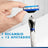 Gillette Mach3 Turbo Rasierer für Männer, 4 Stück.
