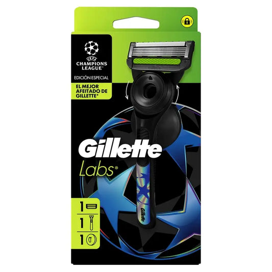 Gillette Labs Rasierer mit Peeling Bar + 1 Nachfüllpackung & Aufhänger