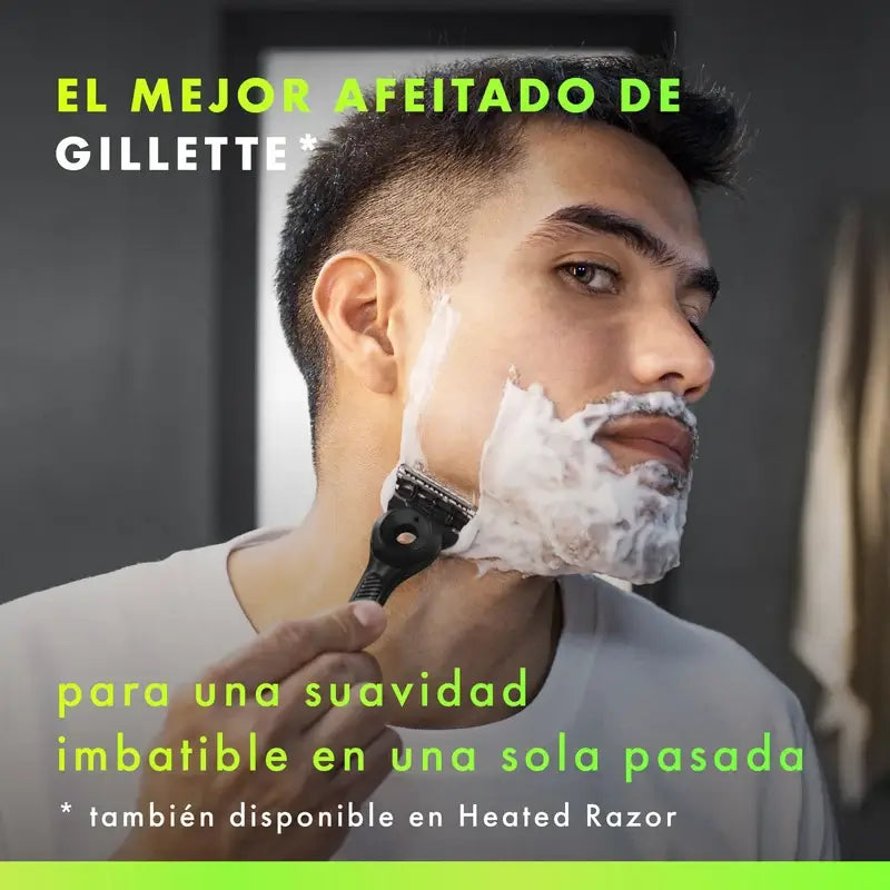 Gillette Labs Rasierer mit Peeling Bar + 1 Nachfüllpackung & Aufhänger