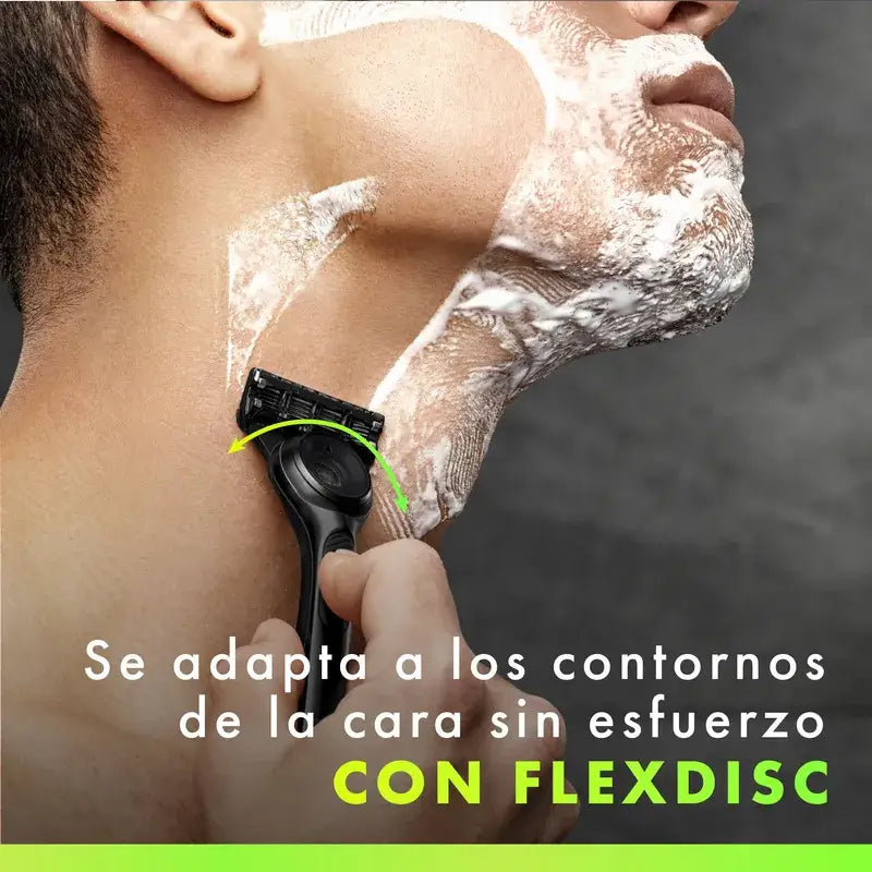 Gillette Labs Rasierer mit Peeling Bar + 1 Nachfüllpackung & Aufhänger