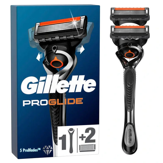 Gillette Proglide Herren-Rasierer, 1 Griff + 1 Nachfüllpackung