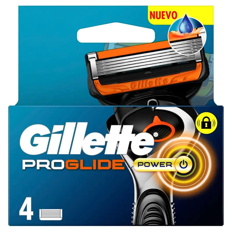 Gillette Proglide Power Rasierer für Männer Nachfüllpackungen, 4 Stk.