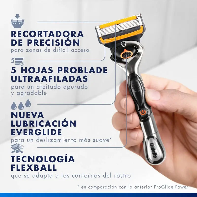 Gillette Proglide Power Rasierer für Männer Nachfüllpackungen, 4 Stk.