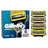 Gillette Proshield Rasierer-Nachfüllpackungen für Männer, 4 Stück.