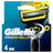 Gillette Proshield Rasierer-Nachfüllpackungen für Männer, 4 Stück.