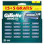 Gillette Mach3 Nachfüllpackung, 20 Nachfüllpackungen