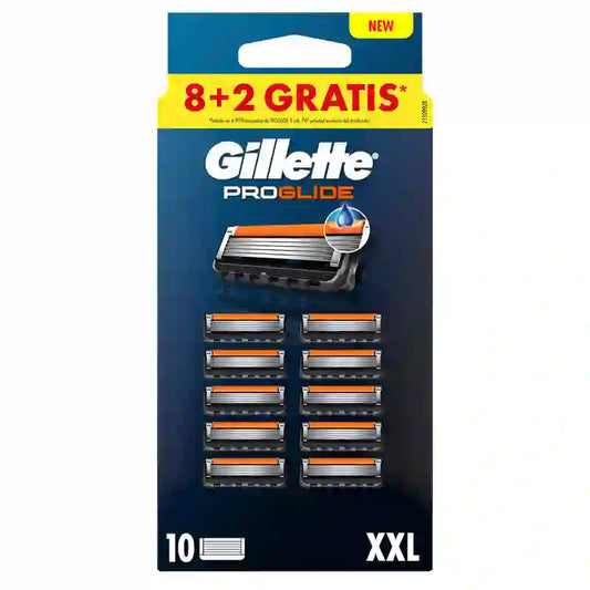 Gillette Proglide Nachfüllpackung, 8+2 Nachfüllungen