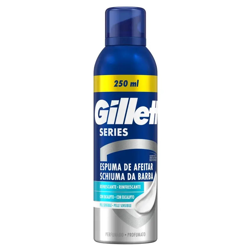 Gillette Serie Eukalyptus Erfrischender Rasierschaum , 250 ml