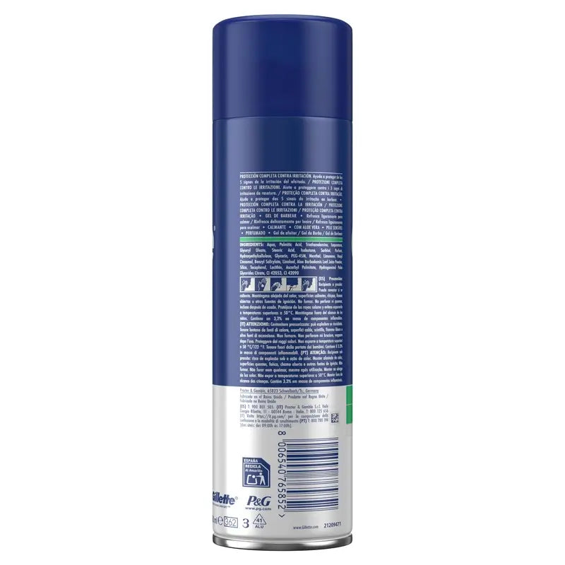 Gillette Series Beruhigendes Rasiergel mit Aloe Vera , 200 ml