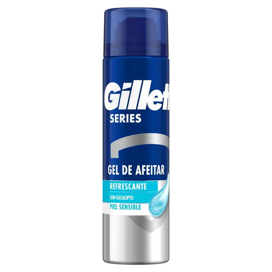 Gillette Series Erfrischendes Eukalyptus-Rasiergel für Männer, 200 ml