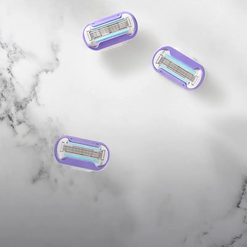 Gillette Venus Deluxe Smooth Swirl Damen-Nachfüllpackung, 3er-Pack Nachfüllpackung