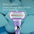 Gillette Venus Deluxe Smooth Swirl Damen-Nachfüllpackung, 3er-Pack Nachfüllpackung