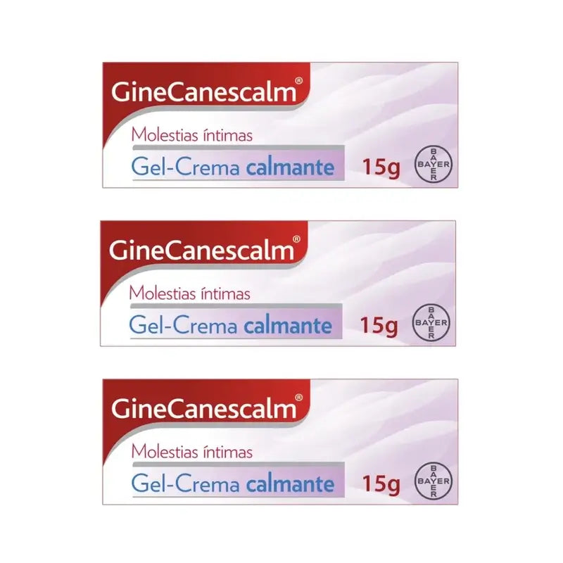 Ginescanes GineCanescalm Beruhigende Gel-Creme, 3X15 Gr