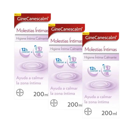 Ginescanes GineCanescalm Intime Beschwerden Gel, 3X200 Ml