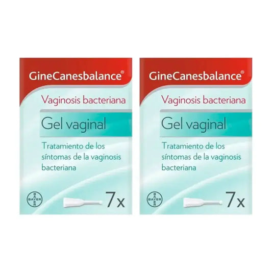 Ginecanes Ginecanesbalance Antibakterielles Vaginalgel Packung, 2x7 Einheiten