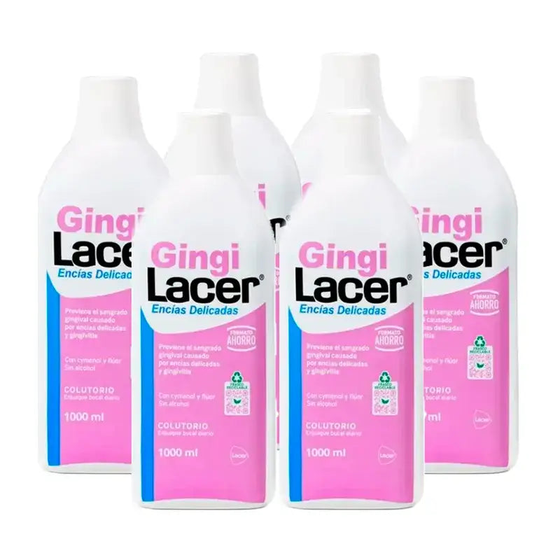 Gingilacer Mundspülung, Packung 6 x 1000 ml