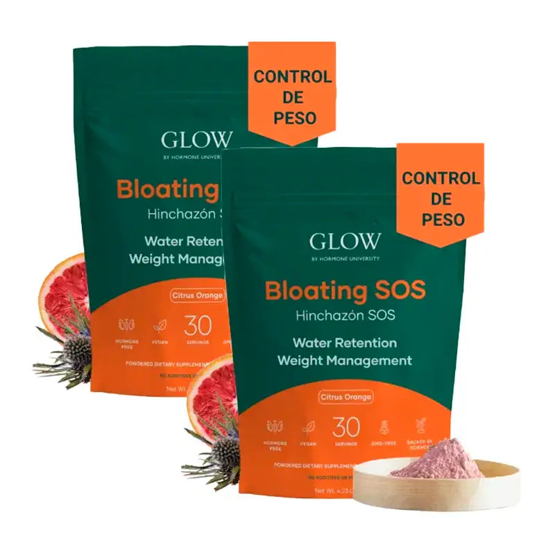Glow Bloating SOS Bauchblähung, Packung 2 x 120 g