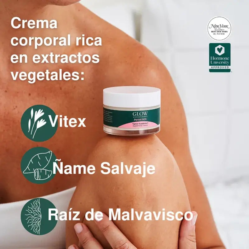 Glow Botanical Body Cream Zeitraum Sos , 50 ml
