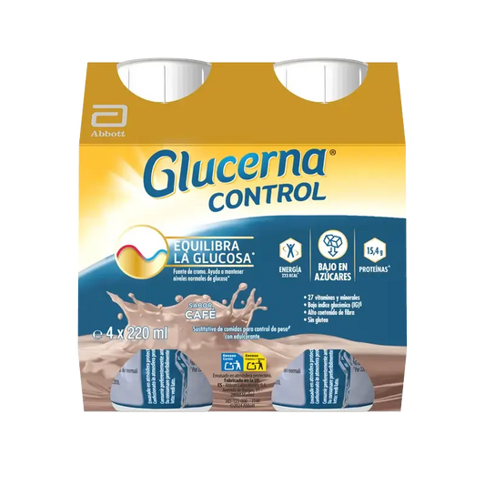 Glucerna Control Drink Coffee 4 Bottles , 220 ml