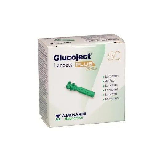 Glucoject Lancets Plus 33 G 50 Lancets