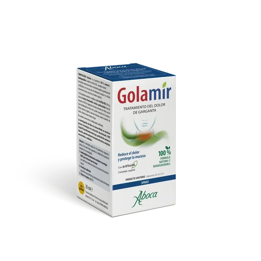 Aboca Golamir 2Act Throat & Oral Cavity Pain & Irritation Relief Spray, Gluten Free, 30 ml