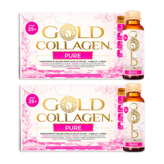 Gold Collagen Pur, Packung 2 x 10 Ampullen