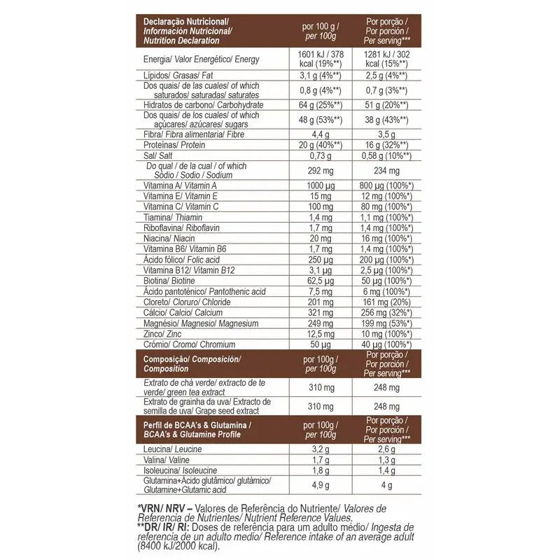 Gold Nutrition Fast Recovery Schokolade auf Pflanzenbasis 600Gr.