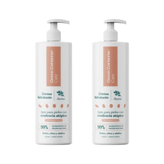 Green Cornerss Haferflocken Feuchtigkeitscreme, 2 x 280 ml