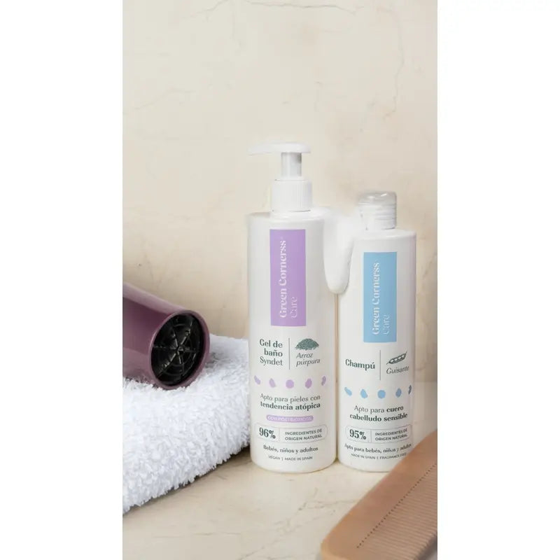 Green Cornerss Purple Rice Badegel, 400 ml