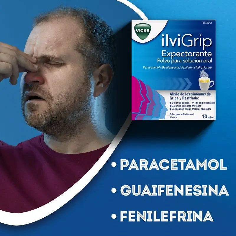 Ilvigrip Schleimlösendes Pulver zum Einnehmen, 10 Beutel