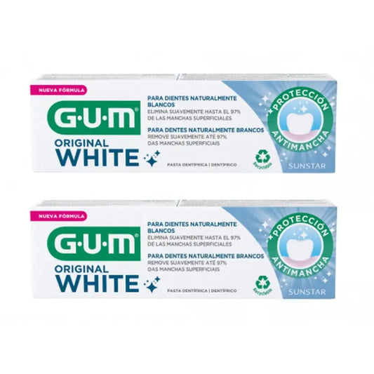 Gum Original White Zahnpasta 75 ml 2 Tuben