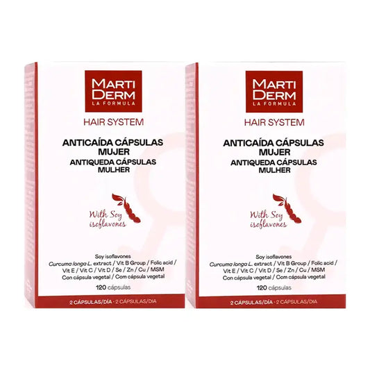 Hair System Anti-Haarausfall-Kapseln für Frauen, Packung mit 2 x 120 Stück