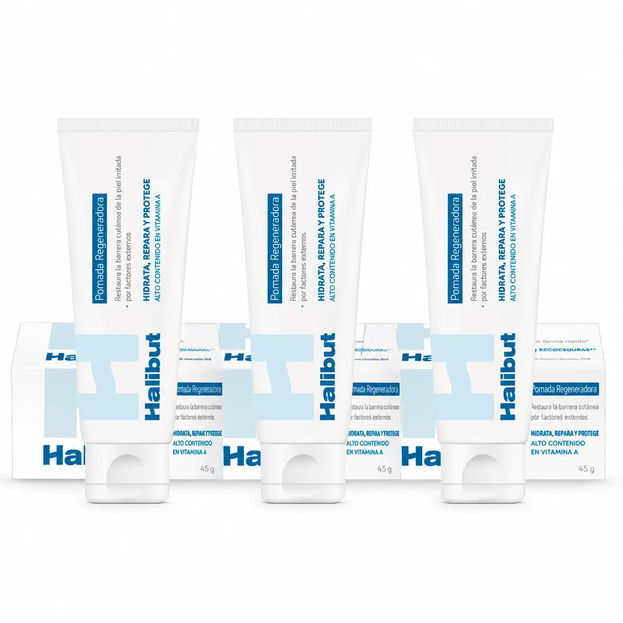 Halibut Regenerierende Salbe für Erwachsene, 45 g, 3er-Pack