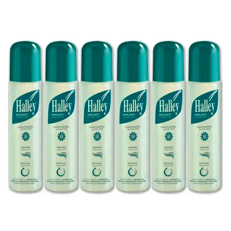 Halley Insektenschutzmittel, Packung 6 x 250 ml