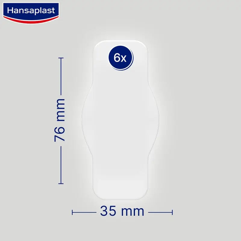 Hansaplast Zweiter Hautschutz Regular, 6 Stück.