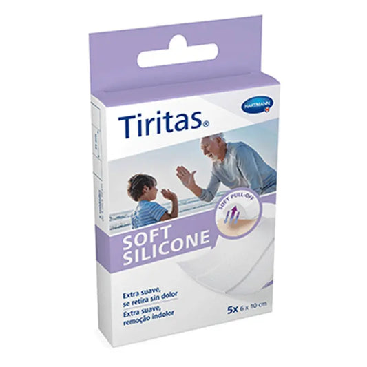 Soft Silicone Plasters 6X10 cm 5 units