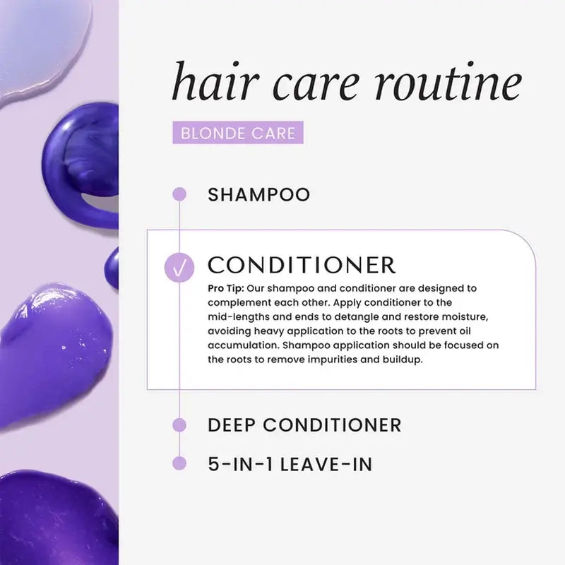 Hask Blond Pflege Conditioner, 355 ml