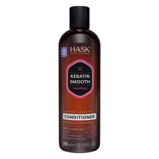 Hask Keratin Protein Glatt & Geschmeidig Conditioner, 355 ml
