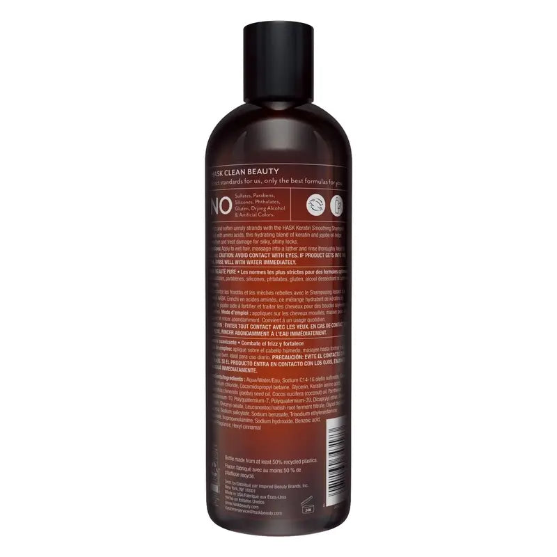 Hask Keratin Protein Glatt & Geschmeidig Shampoo, 355 ml