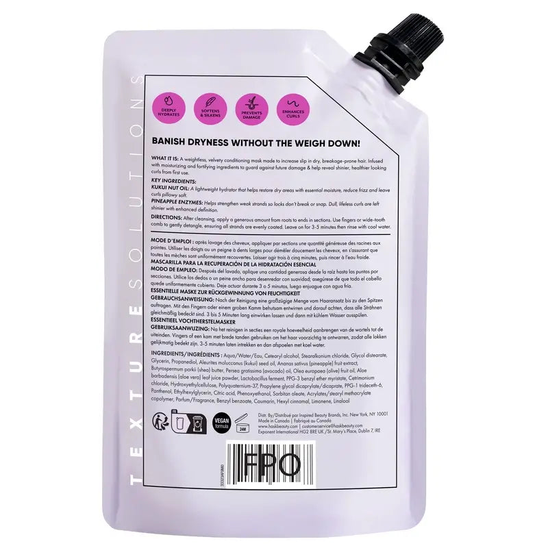 Hask Texture Light Feuchtigkeitsmaske für das Haar, 235 ml