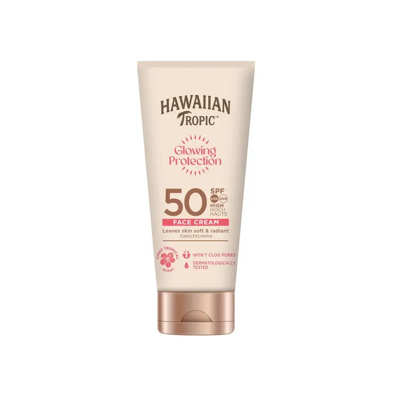 Hawaiian Tropic Glühender Schutz Gesicht Spf50 50 Ml