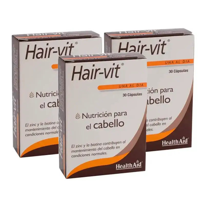 Health Aid Hair Vit, Packung 3 x 30 Tabletten
