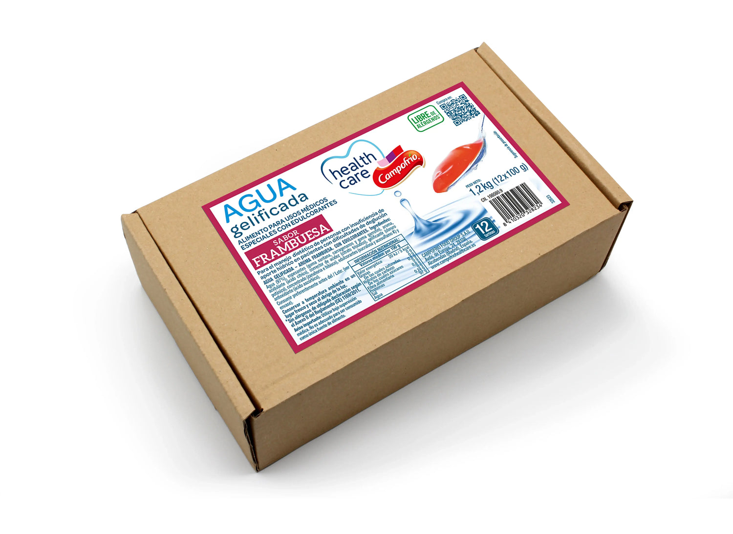 Health Care Campofrio Himbeer-Gelee 100 g x 12 Stück