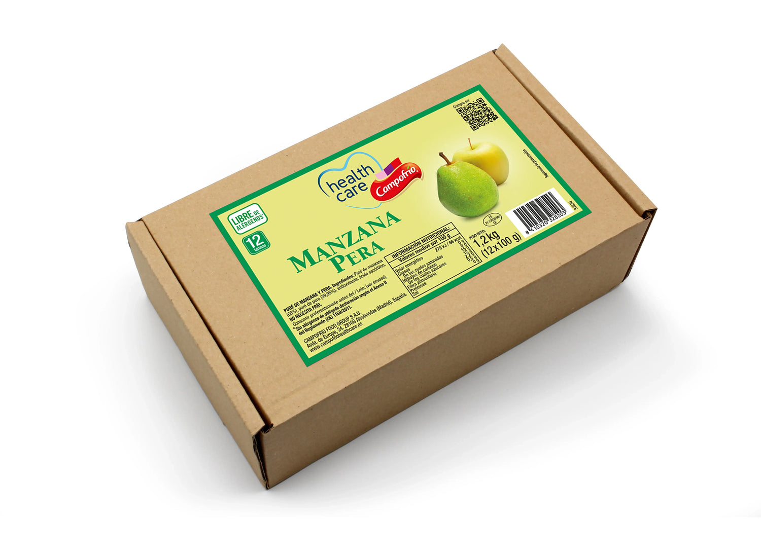 Health Care Campofrio Apfel und pürierte Birne Health Care Campofrio 100 g