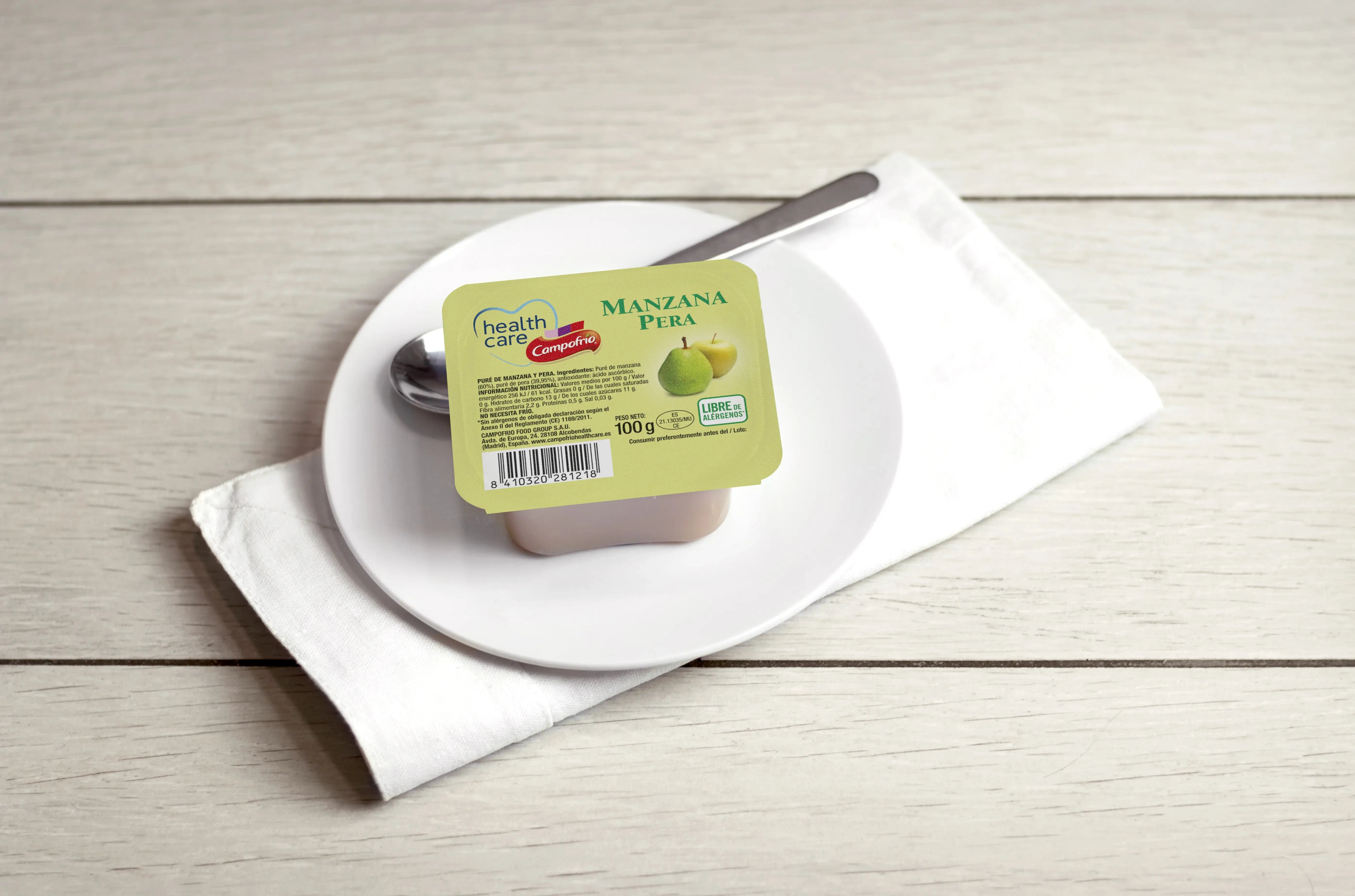 Health Care Campofrio Apfel und pürierte Birne Health Care Campofrio 100 g