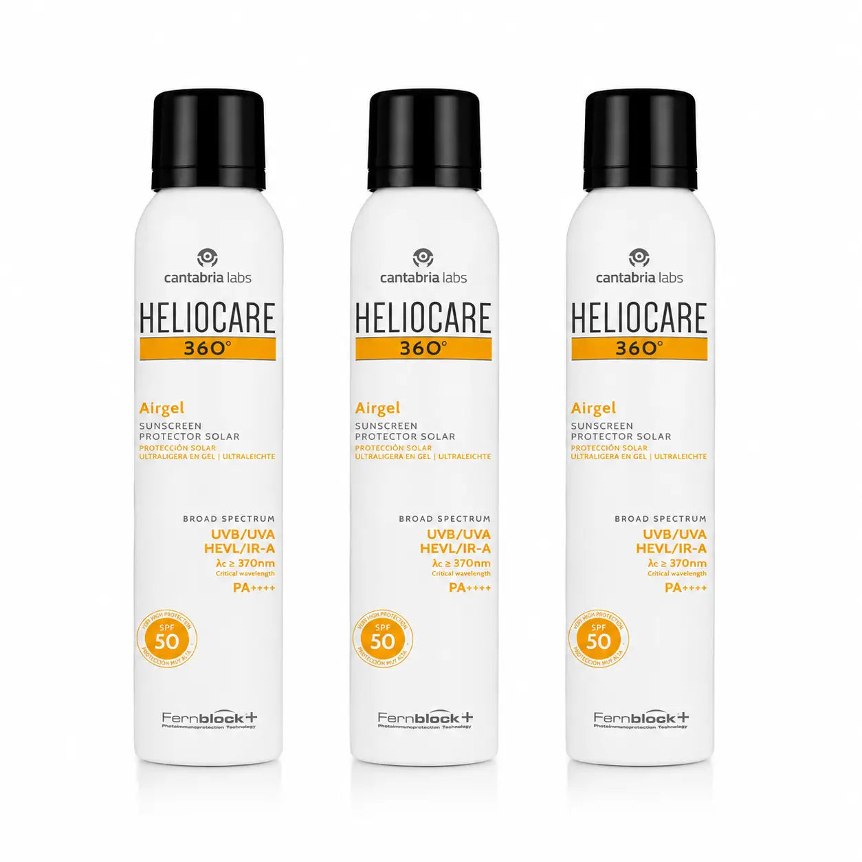 Heliocare 360º Airgel Körper 200 ml 3er-Pack