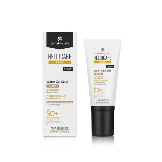 Heliocare 360º Farbe Wasser Gel Beige Spf 50+ 50 Ml