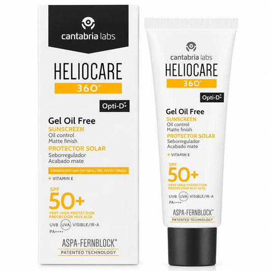 Heliocare 360° Ölfreies Sonnen- und Gesichtsgel LSF 50+, 50 ml