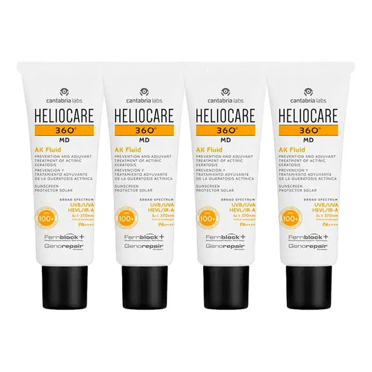 Heliocare 360º Md Ak Fluid, Packung 4 x 50 ml