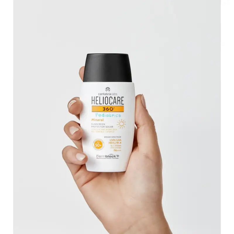 Heliocare 360º Pack Pädiatrische Mineralien 50 ml + Atopische Pistole 250 ml